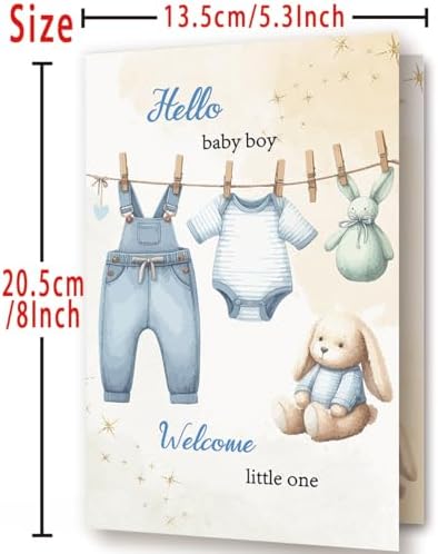 Funny Baby Shower Card, New Baby Boy Card, Congratulations Newborn Baby Boy Gift