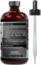 Australian Tea Tree Essential Oil | 100% Pure & Undiluted | 4 Fl. Oz (118 ml) | Therapeutic Grade | Packaged in USA