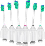Brightdeal Replacement Brush Heads Compatible with Philips Sonicare Toothbrush Essence Xtreme Elite and Advance HX7022/66, 6-Pack