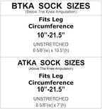 Heal with Appeal Amputee Sock ATKA, My eyes are up here V1, 3PLY Amputee Stump Sock