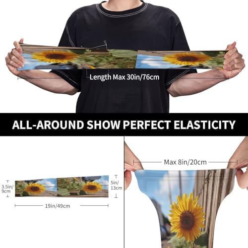 Arm Sleeves UV Sun Protection Sleeve Tattoo Cover Farm Sunflower Arm Sleeve Sun Sleeve for Men Women