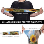 Arm Sleeves UV Sun Protection Sleeve Tattoo Cover Farm Sunflower Arm Sleeve Sun Sleeve for Men Women