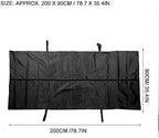 Emergency Cadaver Body Bag,Cadaver Bag Leakage Proof 210D Dead Body Bags Dead Body Prop Dead Body Bag, Body Storage Bag Corpse Bag Funeral Supplies(Black)