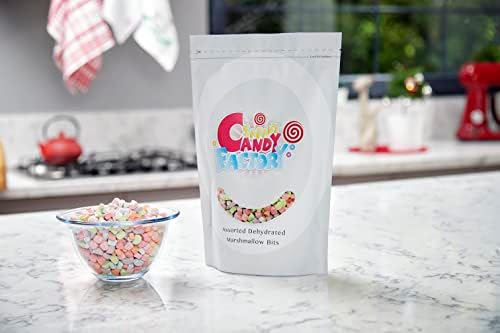 Sarah's Candy Factory Assorted Dehydrated Marshmallow Bits in Resealable Bag, 1lb