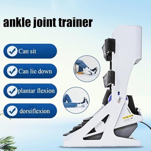 Electric Ankle Training Device, 9-Speed Angle Adjustable/Plantar Flexion (45°) + Dorsiflexion (50°), for Stiff Ankles/Foot Drop
