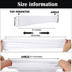 Skylety Leg Sleeves Compression Long Knee Sleeve UV Protect for Men Women Sport Basketball Football