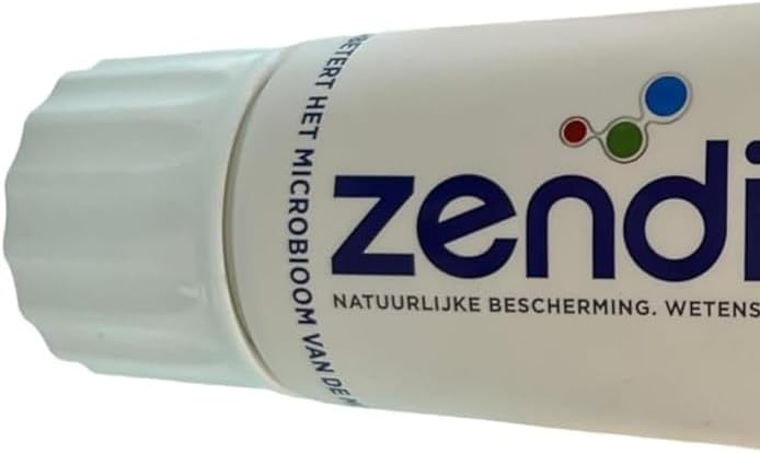 ZendiumToothpaste Extra Fresh, 75 ml, Toothpaste Contains Natural Antibacterial Enzymes and Proteins - Natural Protection Against Bad Breath with up to 12h Fresher Breath - SLS Free, Triclosan Free