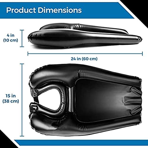 Inflatable Hair Washbasin, Portable Hair Shampoo Tray, Washing Tray, Salon Equipment, Mobile Beauty Bowl, Inflatable Disability Helper, Elderly