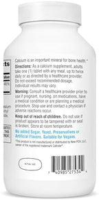 21st Century Calcium 600 mg Supplement (400 Tablets), Vegan-Friendly Bone Strength Calcium Supplement, Non-GMO & Gluten-Free Calcium Carbonate, No Artificial Flavors, Suitable for Men & Women