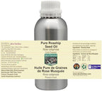 Pure Rosehip Seed Oil (Rosa rubiginosa) Cold Pressed 300ml (10 oz)