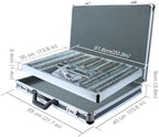 266 pcs Optical Trial Lens Set Kit Metal Rim Aluminum Case, with Adjustable Frame, with Snelle Eye Chart