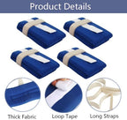 XGOPTS 4Pcs Patient Medical Restraints Adjustable Bed Restraints for Elderly Seniors Dementia Patients Safety Hospital Bed Rails Medical Restraints Patient Limb Straps Holders for Hand Wrist Arm Feet