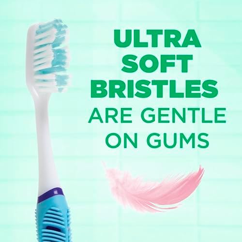 GUM Technique Sensitive Care Toothbrush, 516PG, Full Head, Utra-Soft Bristles, Professional Sample, 1 Count (Pack of 12)