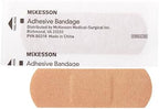 McKesson Adhesive Bandages, Sterile, Fabric Strip, 1 in x 3 in, 100 Count, 1 Pack