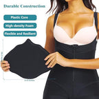 Ab Board Post Surgery Liposuction 360 Lipo Foam Abdominal Compression Board for Tummy Tuck BBL Recovery – Stomach Board for Faja Flattening and Lipo Foam Pads for Lipo Recovery Support Black