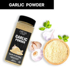 Fresh Finest Premium Garlic Powder - 14.1oz Bottle - 100% Pure, Non-GMO, Gluten-Free, Ground Garlic Spice for Cooking