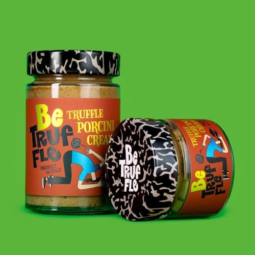 Be Truffle - Truffle Porcini Cream 2,8 OZ - 80g - 100% Made in Italy - Cholesterol-Free, Gluten-Free