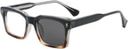 ICARA Fashion Photochromic Reading Glasses, Womens Mens Full Reading Sun Glasses Variable Tinted Readers