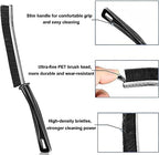 Gap Cleaning Brush Grout Cleaner Brush with Hard Handle Scrub Deep Tile Joints Stiff Angled Bristles for Showers, Bathtubs, Kitchens - Multi-Surface All-Around Household Cleaning Tool