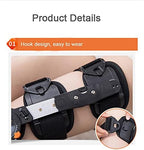 KEhtu Hinged ROM Knee Guard, Orthopedic Patella Support Orthotic with Anti-Slip Straps and Air Bag, 0-120 Degree Adjustable Hinged Knee Guard Leg Guard for Speedy Injury Repair Recovery
