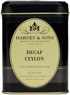 Harney & Sons Fine Teas Decaf Ceylon Black Tea Tin, 3oz Loose Leaf