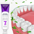 7Pro Deep Whitening Toothpaste with 7 Probiotics - Advanced Formula for Stain Removal and Gum Health - Fluoride-Free, Enamel-Safe, Fresh Mint Flavor, 4.23 oz (3)
