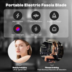 Muscle Scraper Tool Fit Face and Neck, Electric Guasha Tool for Face Relaxation & Skincare with Light-Care, Suitable Gifts for Woman Girlfriend and Wife