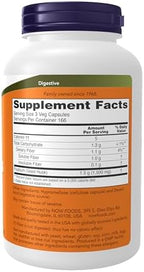 NOW Foods Supplements, Psyllium Husk Caps 500 mg, Non-GMO Project Verified, Natural Soluble Fiber, Intestinal Health*, 500 Veg Capsules