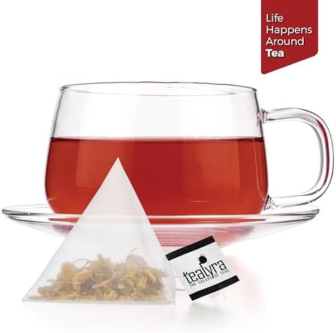 Tealyra - Scandinavian Wild Berry - 25 Bags - Black Currant - Goji Berry - Hibiscus Health Tonic - Loose Leaf Tea - Relaxing - Caffeine-Free - 25 Sachets