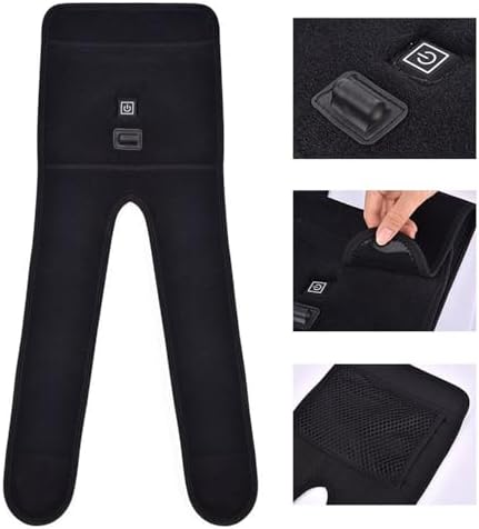 Ibluelover Heated Knee Brace Wrap 3 Adjustable Temperature Knee Pad Knee Heating Pad for Arthritis Pain Relief Leg Compression Sleeve Knee Support Protector for Calf Leg Arm