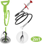 DR.PEN Flexible Grabber Claw Pick Up Reacher Tool (Drain Clog Remove Tool), With 4 Claws Bendable Hose Pickup Reaching Assist Tool for Litter Pick, Home and Kitchen Sink, Drains, Toilet (35.4 inch)