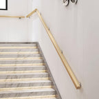 Wood Handrails for Indoor Stairs, Safety Non-Slip Stair Railing, 50-600cm Professional Pine Handrails Support Rod Complete Kit, for Bars Lofts Kindergarten Guardrail Corridor, 80cm/2.62ft