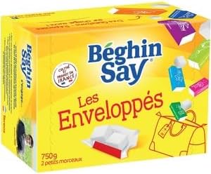Beghin Say Sucre 2 Morceaux Enveloppes 750G
