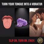 Screaming O Ling O Vibrating Tongue Ring for Oral Sex – Mini Tongue Vibrator Couples Toy for Women and Men – Discreet Clitoral Stimulator and Licking Vibrator – Waterproof Vibrating Ring – Orange