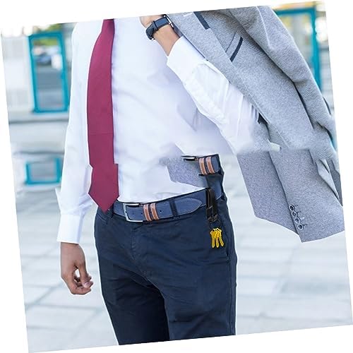 BESPORTBLE 2Pcs Durable Multifunctional Belt Buckle Key Holder Practical Keychain Clip with Stylish Design for Linking Keys and Pendants