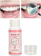Plaque Disclosing Agent, 60ml Oral Tartar Test, Examination Plaque Indicator with Scale Measuring Cup Oral Tartar Test Check Indicator Gums Aid