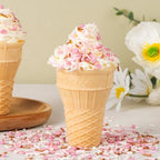 Dye Free Sprinkles Pink No Artificial Dyes Natural Confetti Pearl Sugar Gold Jimmies Valentines Sprinkles for Cake Decorations Baby Shower, Cookies, Fondant Cake, Dessert Toppings, 4.2oz