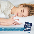 Nasal Strips for Snoring – Comfortable Nose Strips for Breathing,Anti Snoring Devices,Skin-Friendly Snoring Solution for Better Airflow & Restful Sleep