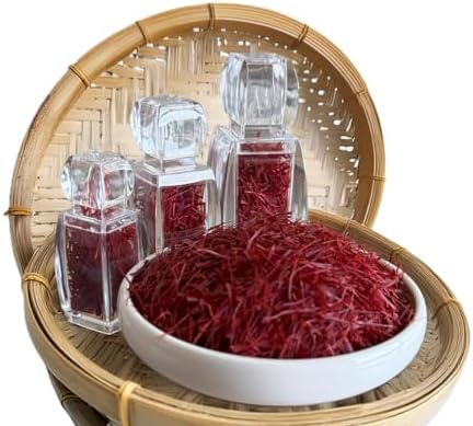Afghan Organic Saffron – Premium Super Negin Grade A | Hand-Harvested Deep Red Threads with Rich Aroma & Strong Color for Cooking, Tea & Wellness