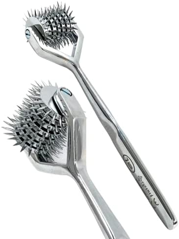 ArTLaB-Premium German Wartenberg Neuro Pinwheel Diagnostic Instrument Sensory Wartenberg Pinwheel 1,3.5,7 Head Strong Wheel Stainless Steel Nerve Tester (7 Head)