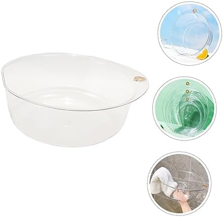 Plastic Multi-use Wash Basin Versatile Dish Basin for Face Washing Clothes and Kitchen Use Durable Plastic Washing Bowl for Home and Travel