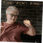 2pcs Hand Massage Balls Portable Handheld Rolling Massage Balls for Elderly Hand Exercise Stress Relief Traditional Fitness Tool
