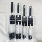 Coralpearl Bottle Brushes Thin Long Handle X 4, Utility Skinny Wire Cleaner Set Big Small, Bendable Flexible for Cleaning Narrow Neck Water, Beer, Wine, Baby Bottles, Pipes, Tubes, Hoses, and Flasks