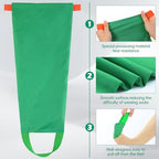 Threlaco 2 Pcs Easy Slide Compression Stocking Aid Sock Open Toe Helper Device Easy on Application Tool Put on Compression Socks Applicator Aid for Seniors(Normal Size)