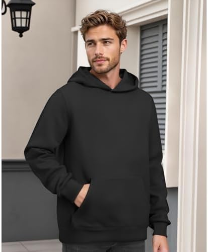 Unisex Basic Hoodie Women Men Oversized Plain Hooded Sweatshirt Casual Fleece Long Sleeve Pullover Fall Sweater 2025