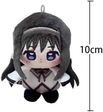 Anime Pillow Akemi Homura Figure Soft Stuffed Throw Pendent Figurine Cute Bags Charm Keychain 10cm
