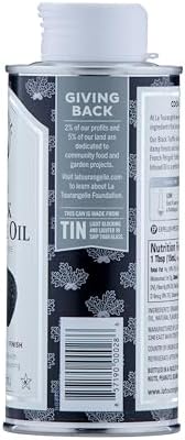 La Tourangelle, Black Truffle Oil, Complex Gourmet Earthy Flavor for Drizzling over Pasta, Popcorn, Vegetables, Potatoes, Soup and More, 8.45 Fl Oz
