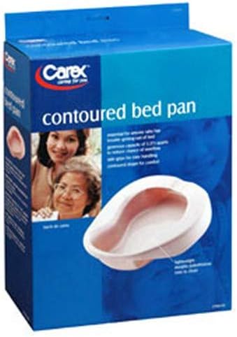 Carex Hospital Bed Pan, 1 each by Carex (Pack of 3)