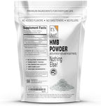 It's Just! - HMB Powder, 250g, Beta-Hydroxy Beta-Methylbutyrate, as Calcium HMB, Batch Tested Gluten Free, Non-GMO, Heavy Metal Tested, Keto Friendly (Unflavored, 250g)