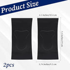 2 Pcs Achilles Tendon Heel Protector Compression Padded Sleeve Socks Premium Gel Heel Socks Ankle Support Sock for Women Men Everyday Use Front Foot Shin Achilles Tendon Heels